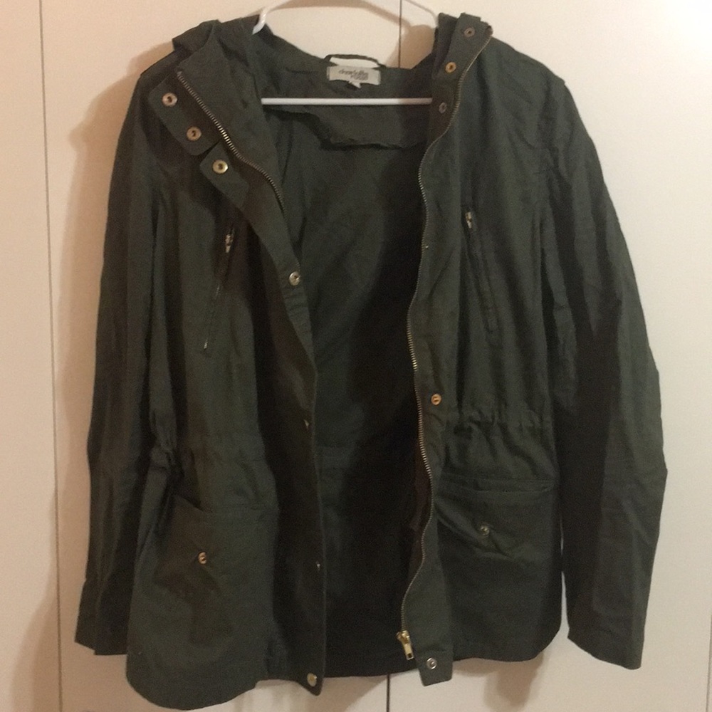 Anorak Army Green Cinched Jacket